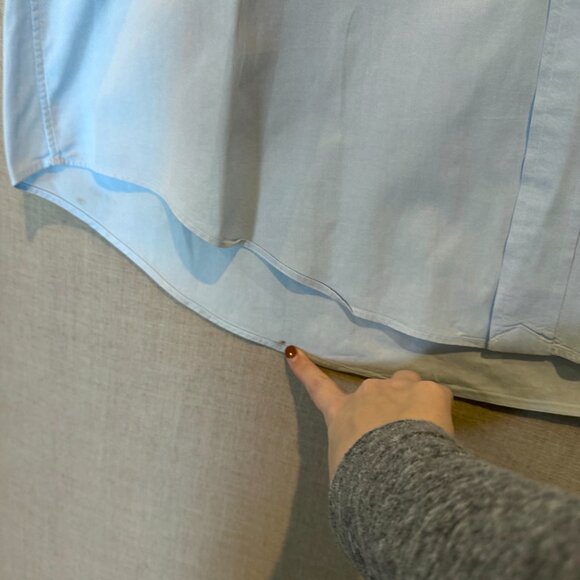 Ralph Lauren Classic Fit Short Sleeve Button Down XL Light Blue Shirt Pink Pony - Picture 5 of 10